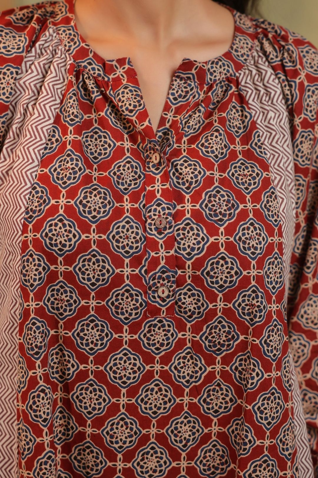 Kurta Set in Cotton for Women