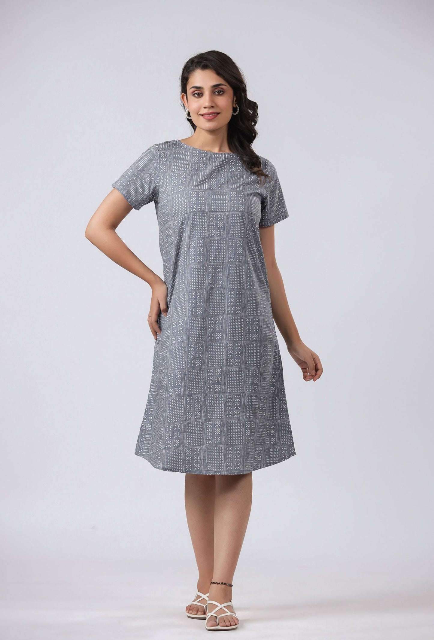 SUSTAINABLE BCI COTTON LUXE LOUNGE NIGHT DRESS