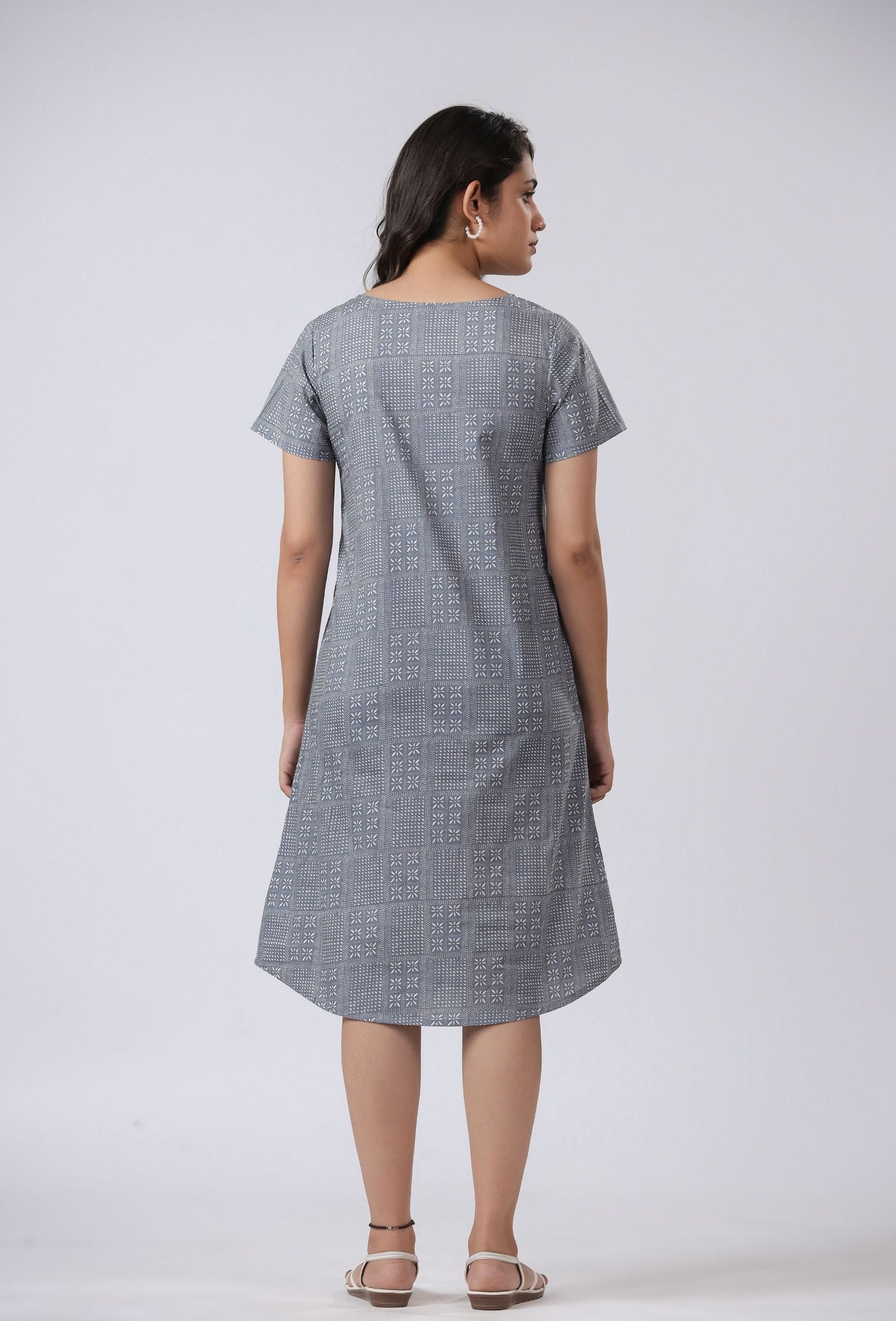 SUSTAINABLE BCI COTTON LUXE LOUNGE NIGHT DRESS
