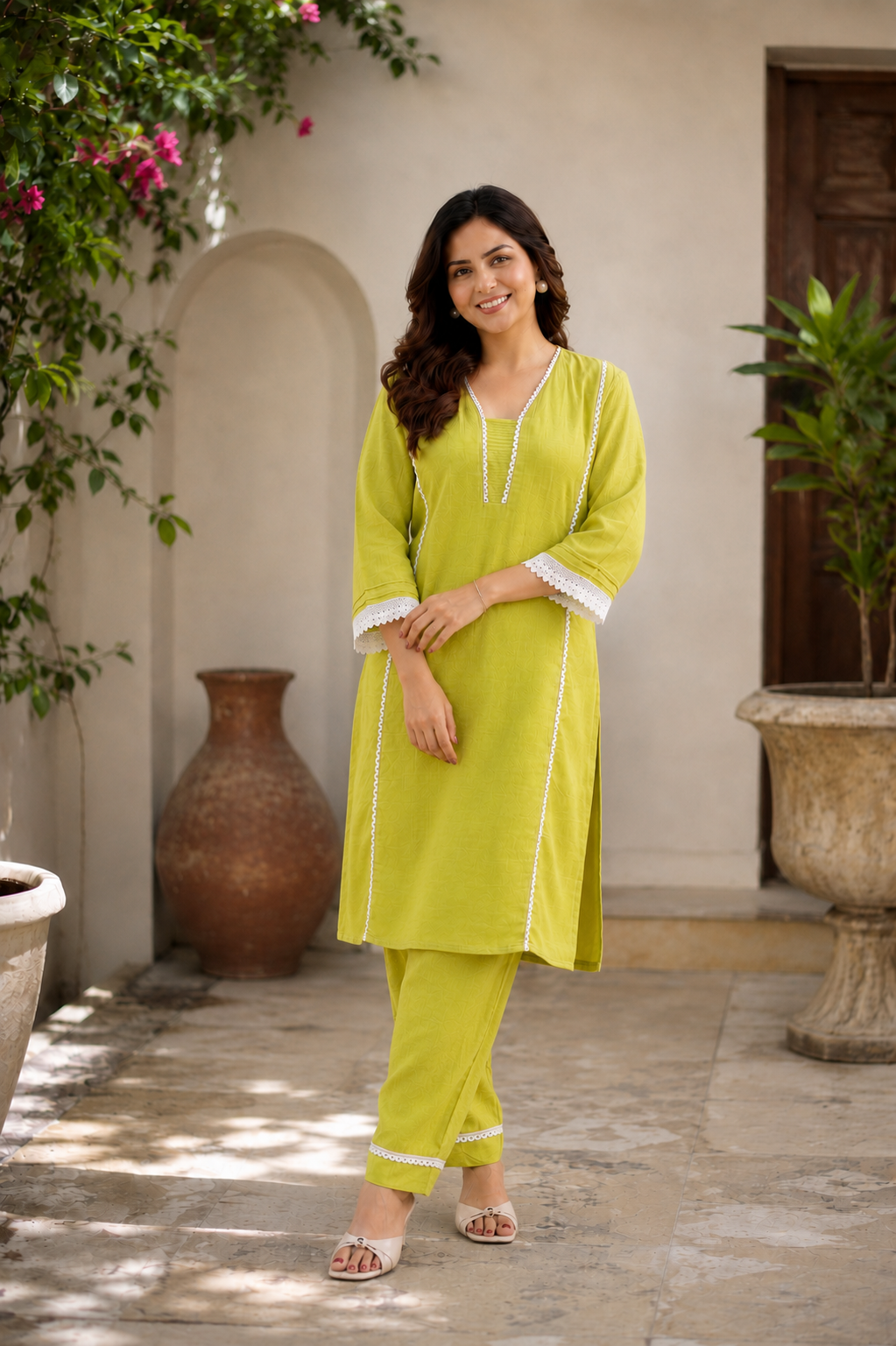 Straight Fit Co-ords Set  for Women