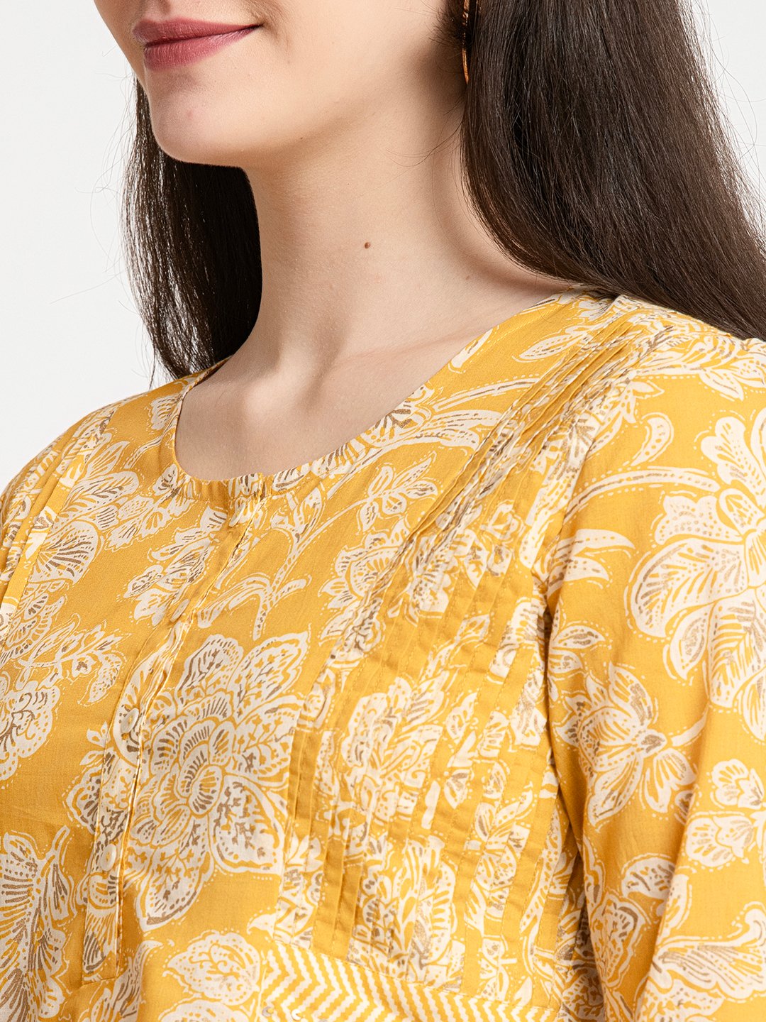 WOMEN’S COTTON KURTA PYJAMA DUPATTA SET
